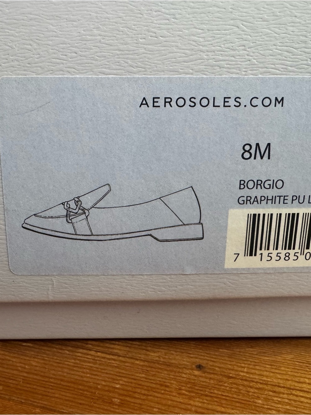 AEROSOLES Graphite Faux-Leather Loafers